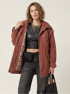 Vintage Be In The Current Seen 80s 90s Contrast Stitch Cargo Barn Jacket Medium